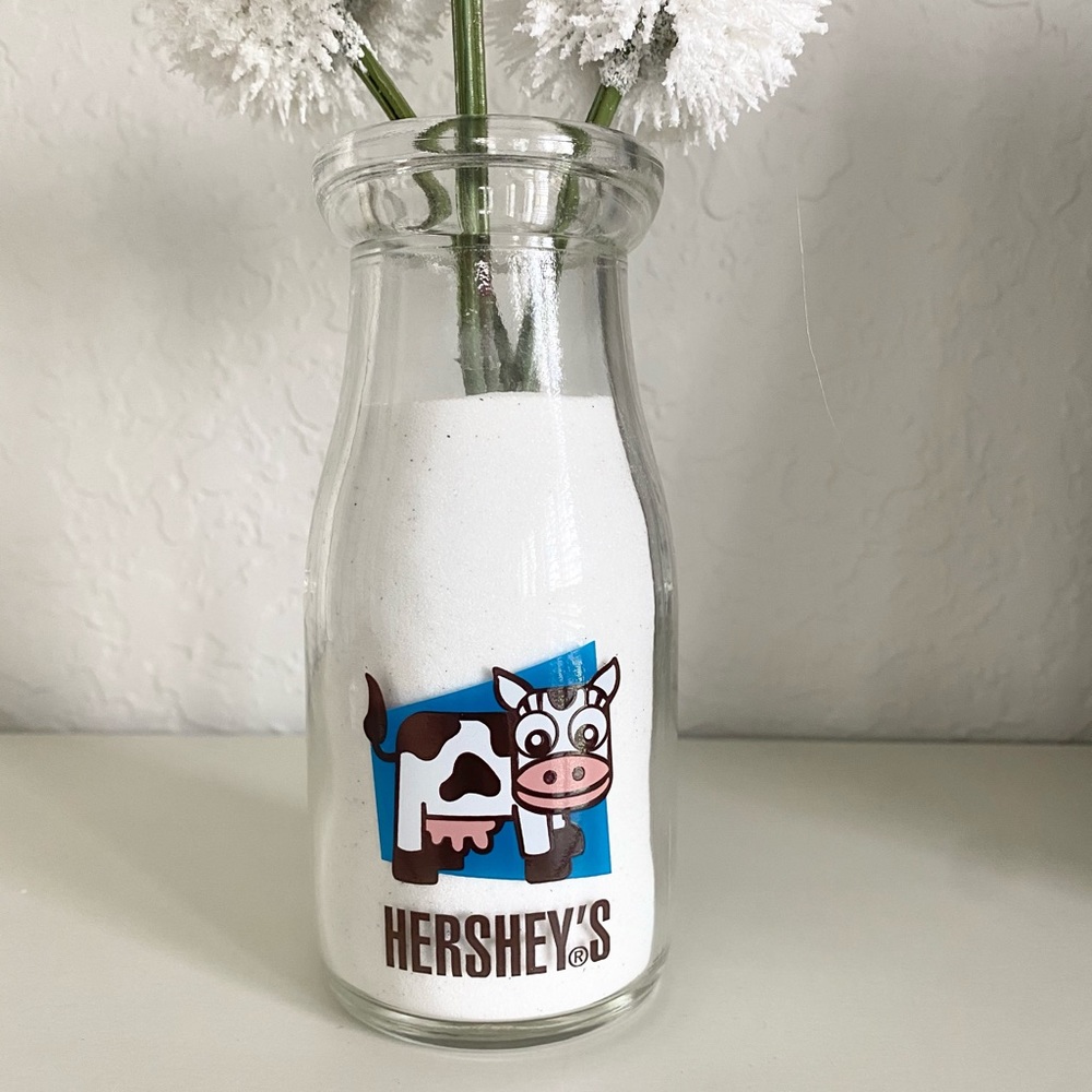 Hershey’s Glass Milk Bottle